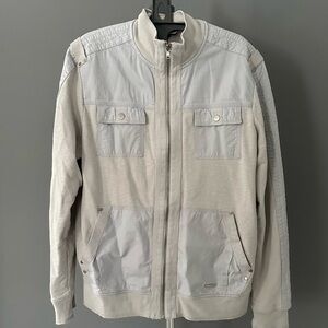 Calvin Klein Zip Up Utility Jacket Sweater